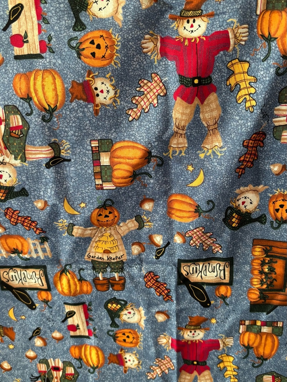 Halloween Cotton Fabric Sold by the Yard 36”x44” New Rare Find